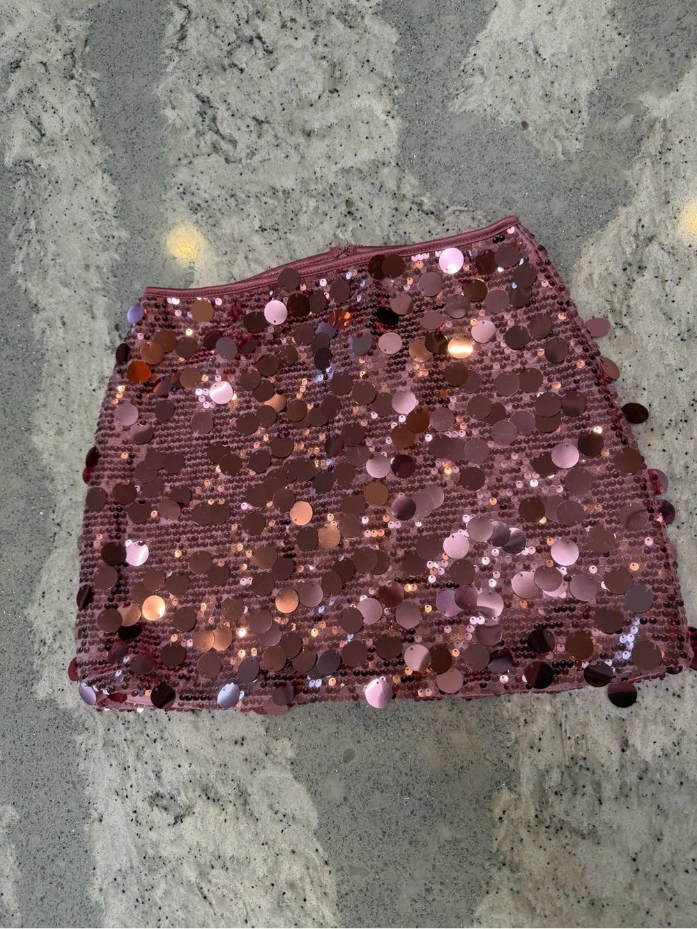 FBZ- Flowers By Zoe Girls Pink Sequin Skirt Size XL